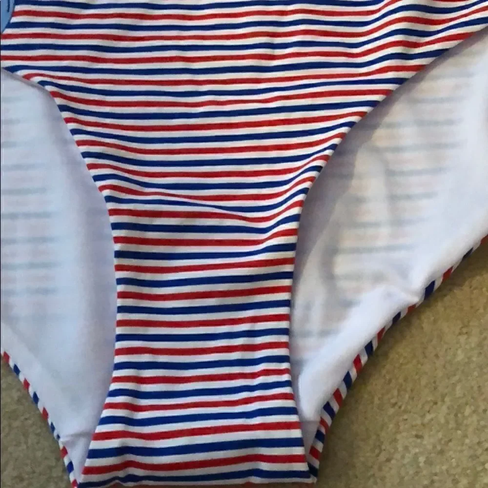 NWT Onia Kelly 1-piece {Barney’s} XL Red/White/Blu